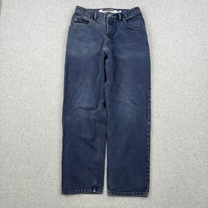 Vintage Anchor Blue Jeans Mens 30x30 (Fits 29x28) Blue Loose Baggy 90s Made USA